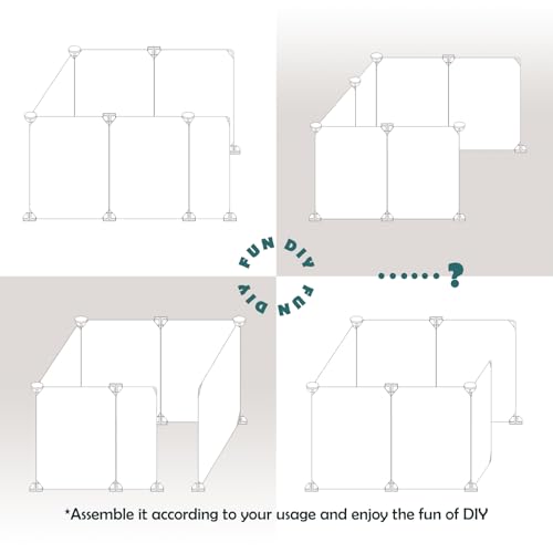 MEEXPAWS Cat Litter Box Enclosure, Splash Guard, Pee Shield High Walls | Extra Large Plastic Sheets Easy to Clean, Litter Containment, Litter Box Privacy Screen and Wall Protector, Light Weight - size: XL - L27.9"×W21.5"×H17.6"