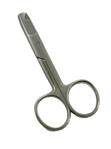 3.5" Pet Nail Trimmer Scissors for Cats, Dogs, and Small Animals - Sharp Blades - German Stainless Steel