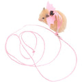 Small Animal Harness and Leash Set for Hamsters, Lizards, and Bearded Dragons - Secure, Adjustable, and Comfortable Walking Accessory (Pink) - color: Pink