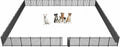 Thickened Outdoor Dog Fence, 47" H, 48 Panels for Yard & Camping | Easy Setup, Flexible Layouts, Thickened Panels, Heavy-Duty, for Medium & Large Dogs and Farm Use, Patented - size: 47" height, style: 48 Panels