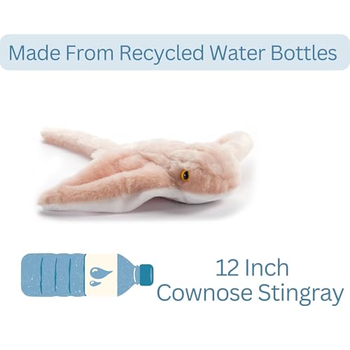 The Petting Zoo Cownose Ray Stuffed Animal Plushie, Gifts for Kids, Wild Onez Babiez Sealife Animals, Stingray Plush Toy, 12 inches - color: Cownose Ray