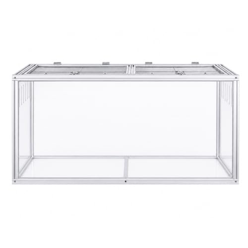 Large Hamster Cage 48x24x24 in, Acrylic Hamster Enclosure with Metal Frame | Chew-proof, Vent holes, Hinged top - size: 48 x 24 x 24 in