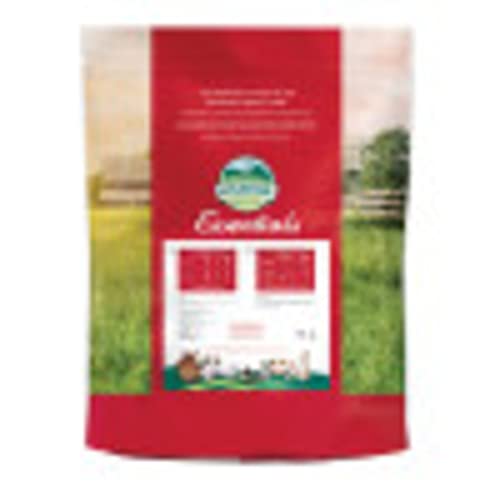 Oxbow Essentials Young Rabbit Food, High-Fiber Rabbit Pellets, USA, 25 lb | Bunny Food for Young Rabbits, Made with High Fiber Oxbow Hay, Vitamins & Minerals, Uniform, Prevents Selective Feeding - size: 25 Pound (Pack of 1)