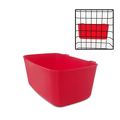 26 Pack Rabbit Feeder Waterer Chicken 21 oz Food Water Cage Cups Puppy Cat Hanging Feeding Dish Coop Bowl Watering Container Treats Drinker for Pigeon Bird Bath Basin Hamster Bed