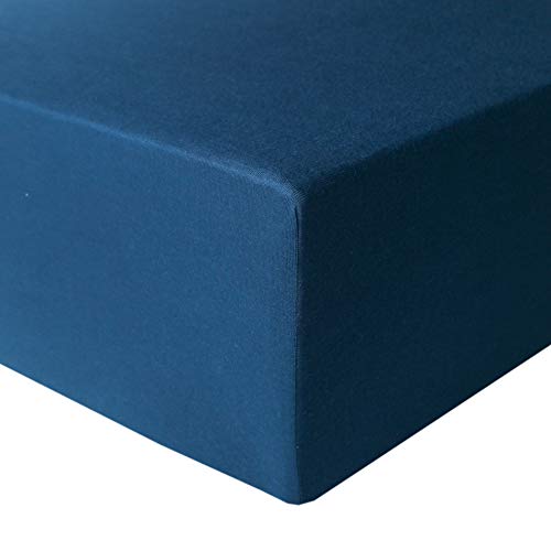 Copper Pearl Premium Knit Baby Crib Sheets for Standard Mattresses, Breathable and Soft, River - color: River