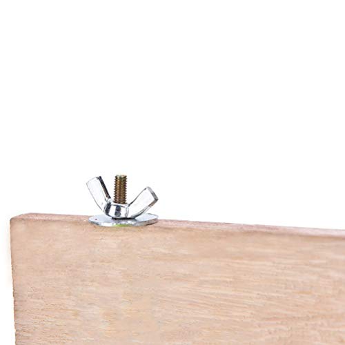Parrot Cage Perch,Wooden Platform Stand,Cage Perches,Tree Springboard,Corner Shelf Laddered,Hanging Swing,Natural Wood Branches for Parakeets Bird Chinchilla Hamster Guinea Squirrel Hedgehog