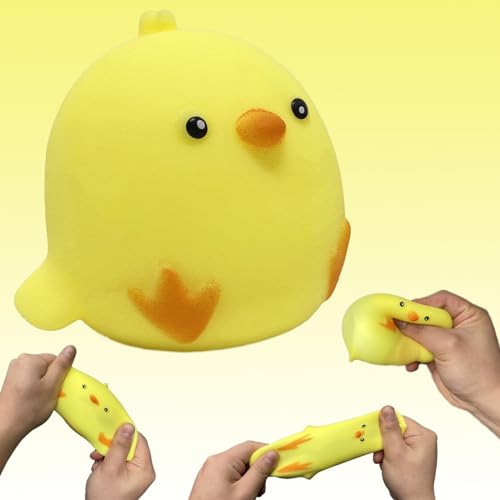 Chicken Stress Balls Squishy Toys for Kids Party Favors, Dough Ball, Squeeze Toys for Adults, Funny Cute Farm Animals Stress Ball Sensory Toys for Autism - style: Chicken