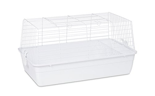 Prevue Pet Products Carina Animal Tubby - Small Animal Cage for Guinea Pigs, Dwarf Rabbits, Indoor and Outdoor Use, Lightweight, Travel Friendly Enclosure - Small, White - color: White