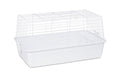 Prevue Pet Products Carina Animal Tubby - Small Animal Cage for Guinea Pigs, Dwarf Rabbits, Indoor and Outdoor Use, Lightweight, Travel Friendly Enclosure - Small, White - color: White