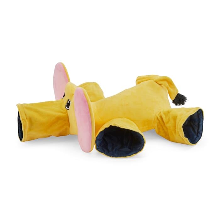 EveryYay by Petco Romp This Way Elephant Ferret Tunnel & Cuddle Blanket 23.6" L X 17.7" W