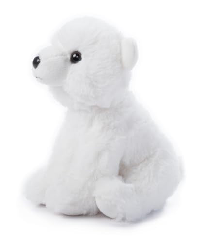 The Petting Zoo Polar Bear Stuffed Animal Plushie, Gifts for Kids, Wild Onez Babiez Zoo Animals, Polar Bear Plush Toy 6 inches - color: Polar Bear
