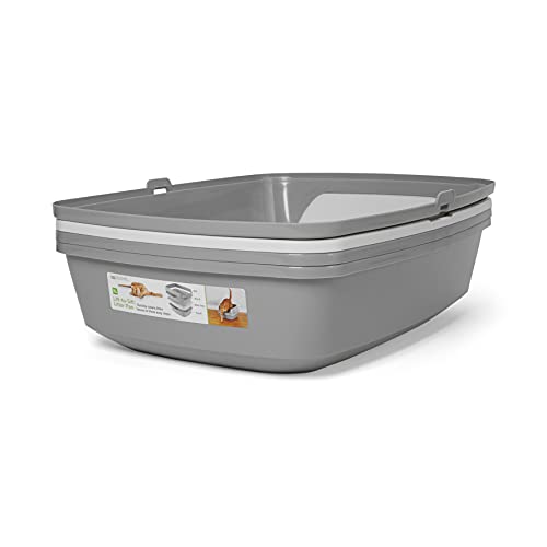So Phresh by Petco Grey & White Lift-to-Sift Cat Litter Pan X-Large 22.4" L X 16.9" W X 10.6" H