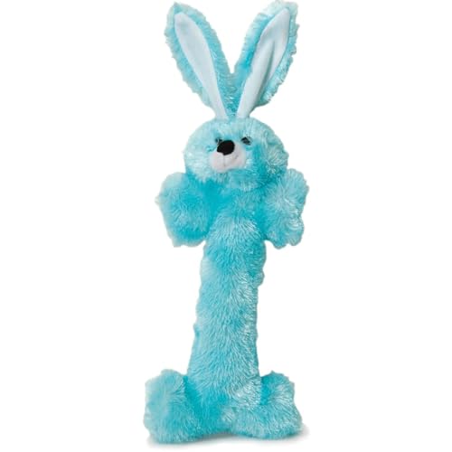Jeffers Pet Plush Animal Themed Dog Toy w/Squeaker, 14" inch - Blue Bunny - color: Blue Bunny