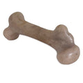 Pet Qwerks Dinosaur BarkBone - Nylon Dog Bone for Aggressive Chewers - Bacon Flavor - 8.5" - size: Small