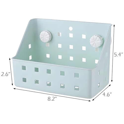 kathson Rabbit Hay Feeder Small Hay Manger Less Wasted Grass Holder Rack Food Dispenser Small Animal Plastic Bowl for Rabbits Bunny Guinea Pigs Rat Chinchilla（Blue）