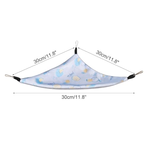 DONGKER Guinea Pig Hammock,2 PCS Chinchilla Hanging Corner Hammock with Hooks All Seasons Available for Small Animals Rat Parrot Sugar Glider Ferret Squirrel - color: S