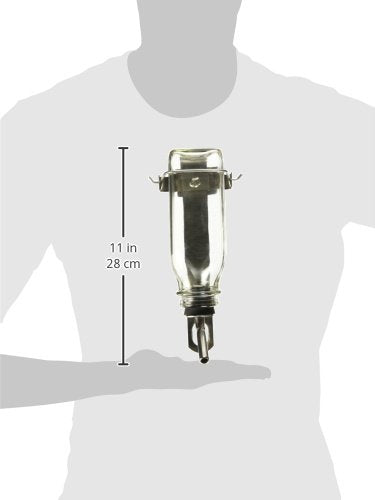Lixit Glass Tube Water Bottle for Birds, Dogs, and Small Pets, Medium Tube, 16 Oz - size: 16 oz Medium Tube