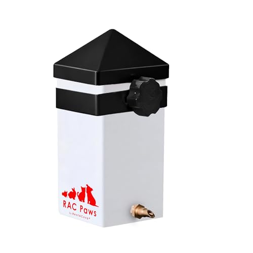 RAC Paws by RentACoop 32oz Small Animal Drinker with No-Drip Brass Nozzle - size: 32 OZ