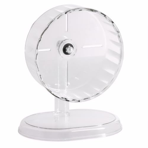 7.1in Small Hamster Wheel for Dwarf Hamsters (7.1inch) | 7.1 inch exercise wheel designed for dwarf hamsters. Smooth, quiet spinning for safe night time running. Easy to clean - size: 7.1inch