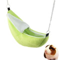 1 Pack Hamster Hanging House Hammock Banana Design Small Animals Cotton Cage Sleeping Nest Suitable for Small Pet Bed Small Hamster Toys Cage Swing (Color : Green)