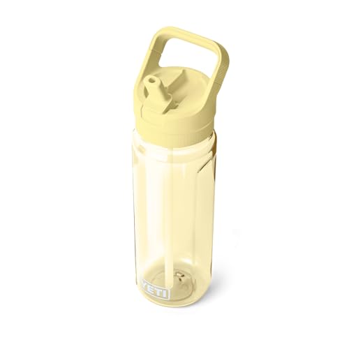 YETI Yonder 750 ml/25 oz Water Bottle with Yonder Straw Cap, Daybreak Yellow - color: Daybreak Yellow, size: 25 Ounces