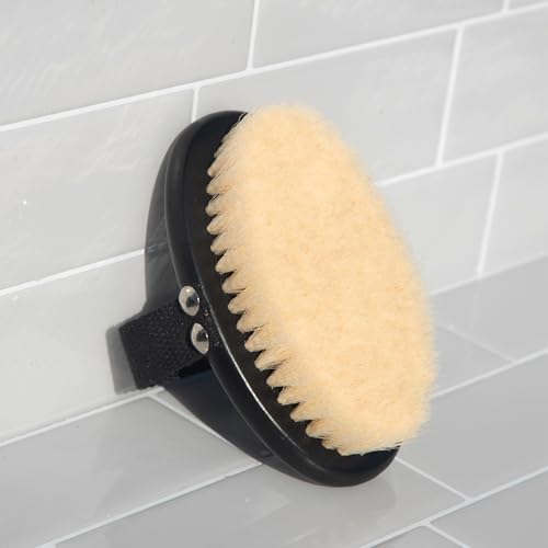 Kitsch Dry Brushing Body Brush for Lymphatic Drainage | Soft Bristles Shower Brush - Dry Brush to Remove Dry Skin and Improves Blood Circulation, Body Scrubber for Glowing Skin