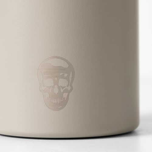 Gymreapers Insulated Water Bottle with Straw - 32 OZ Stainless Steel Water Bottles - BPA Free Metal Double Wall Vacuum Cold Hot Leakfree Flask Jug For Travel, Sports, Gym, School & Workout - color: Quicksand