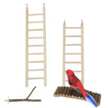 Bird Ladder Parrot Toy Set Birdcage Accessories Parrot Perch Stand for Parakeets Parrots Cockatoo Lovebirds Birdie