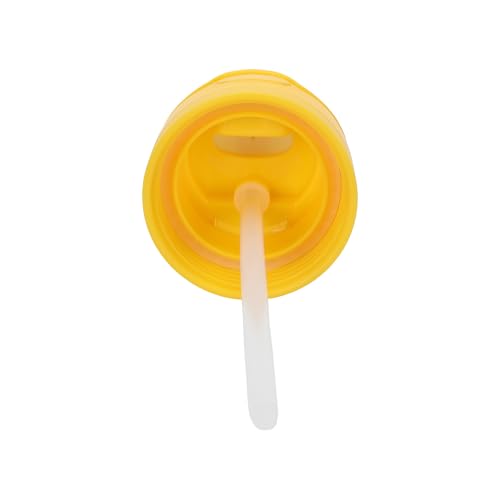 Bioworld Peanuts Snoopy Dog House Yellow 24 Oz Plastic Water Bottle With Dual Spout Lid - color: Peanuts Snoopy Dog House