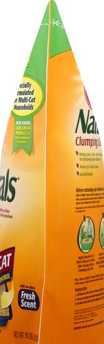 ARM & HAMMER Naturals Clumping Cat, Litter Odor Control, Multi Cat Litter, 18 lb. Bag (Pack of 2) - size: 18 Lbs (Pack of 2)