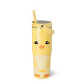 Swig Life 30oz Leakproof To-Go Tumbler with Handle, Spring Chick | Leakproof Lid - Triple Insulated Stainless Steel - Handle & Straw Included - Cup Holder Friendly - Dishwasher Safe - color: Spring Chick