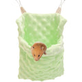 Sugar Glider Bonding Pouch Carrier Bag Sling Sleep Bag with Adjustable Strap for Travel Gliders Ferret Rat Hedgehog Hamster Small Pets (Green) - color: Green