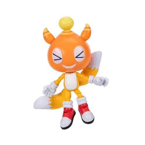Sonic 3 Movie Action Figures 5-Inch Chao Mascot Tails Collector Toy Figure, Highly Articulated for Boys Girls - Officially Licensed Sonic The Hedgehog 3 Movie Product - color: Chao Mascot Tails