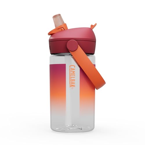 CamelBak Thrive Flip Straw Kids Bite Valve Water Bottle 14oz, Purple Haze - color: Purple Haze