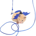 Small Animal Harness and Leash Set for Hamsters, Lizards, and Bearded Dragons - Secure, Adjustable, and Comfortable Walking Accessory (Blue) - color: Blue