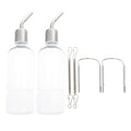 POPETPOP Hamster Water Bottle - Guinea Pig & Bunny No Drip Hanging Water Feeder for Small Animals