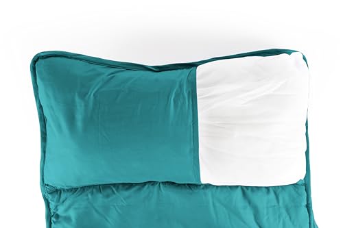 Jay Franco Kids Nap Mat with Embedded Pillow & Blanket – Soft 46"x20" Microfiber Sleeping Bag with Name Tag & Handle - style: Green - Mickey Mouse