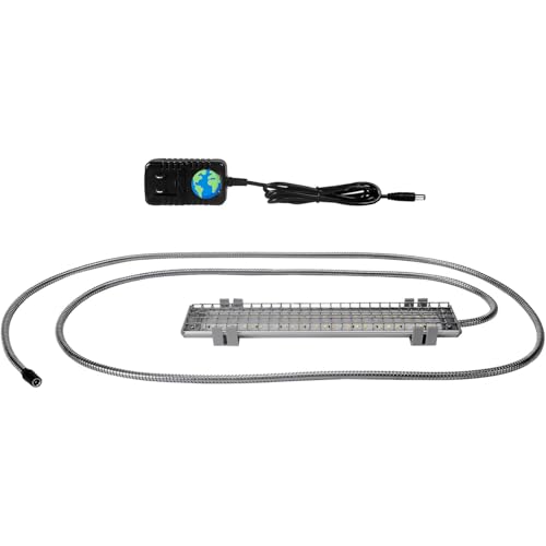HappyBird Lighting Bird Cage Light with Chew Guard - Full Spectrum LED Pet Light - Simulates Natural Environment - Safe for Hookbill Birds – Easy to Install - (10" Long) - size: 10"