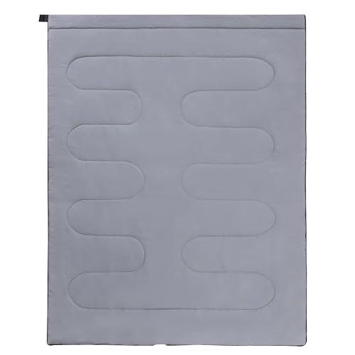 PO PO BEAR Zero Degree Sleeping Bag for Adults 100% Cotton Flannel Tall and Big - color: Black（40 F）, size: 84" x 40" Right Zip