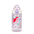 Zak Designs Disney Princess Sage 16oz Leak-Proof Straw Kids Water Bottle | BPA Free, Durable Plastic, Cupholder Friendly, Dishwasher Safe, Easy to Clean, Lid Lock, Handle, For School, Home, Travel - color: Princess (Ariel, Moana, Rapunzel), size: 16 Ounce