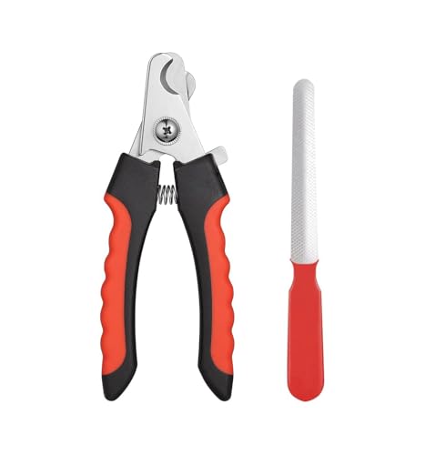 4.72 inch Dog Nail Clippers for Small Dogs with Free Nail File | Ultra Sharp Stainless Cat Nail Clippers with Guard for Dogs, Cats, Rabbits and Guinea Pigs (C Style) - color: Small Style C