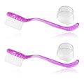 2 Pack Hamster Brush, Guinea Pig Massage Combs, Hedgehog Supplies - color: Purple