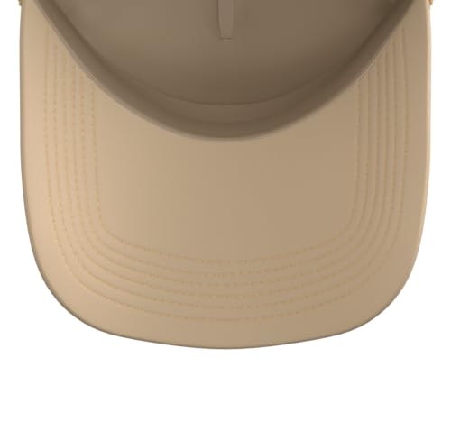 Hamster Bedding Change Day Trucker Hat with Adjustable Mesh Back - color: Khaki