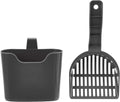 Amazon Basics Durable Cat Litter Scoop with Holder, Hangs on Litter Box, Efficient Scooper, 1 Count (Pack of 12) - size: 1 Count (Pack of 12)