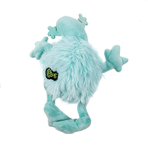 goDog PlayClean Germs Squeaky Plush Dog Toy with Odor-Eliminating Essential Oils, Chew Guard Technology - Seafoam, Large - color: Germs Monster Seafoam, size: Large