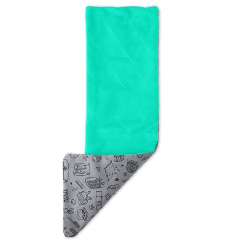 Paw Inspired Fitted Fleece Ramp Cover for Critter Nation Cage, Green | Ladder Liner for Ferret Nation/Critter Nation Cage, For Ferrets, Rats, Chinchillas, Hedgehogs, Small Animals, Pets - color: Green, size: Ramp Cover
