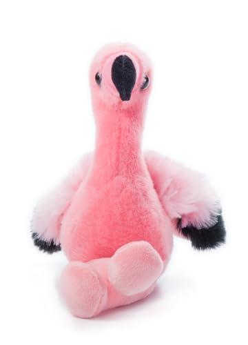 The Petting Zoo Flamingo Stuffed Animal Plushie, Gifts for Kids, Wild Onez Babiez Zoo Animals, Flamingo Plush Toy 6 inches - color: Flamingo