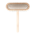 Chris Christensen Original Series 27 mm T-Brush - Dog & Cat Grooming Brush, Groom Like a Professional, Stainless Steel Pins, Lightweight Beech Wood Body, Ground and Polished Tips - size: 27mm-Regular