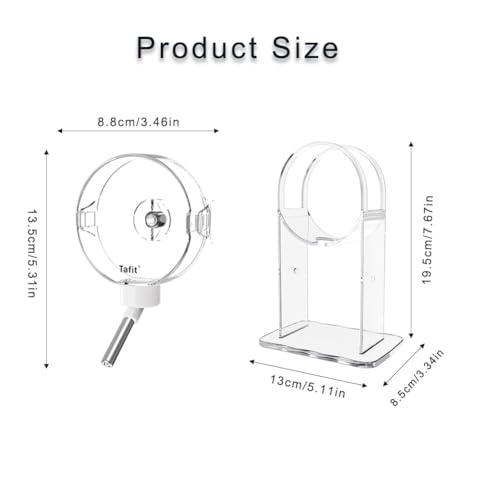 Marchul Hamster Water Bottle with Stand No Drip Water Dispenser for Syrian Dwarf Hamsters Gerbils Mice Rats and Other Small Animals