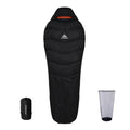 Down Sleeping Bag with Pillow for Backpacking,15℉ 5℉ 0℉ Wide Down Sleeping Bag (86.6 in x 33.5 in) for Adults,Youth Camping and Hiking Outdoor with 680FP Duck Down - color: Black (1200g filling down)